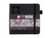 Schetsboek Sakura 80 witte vellen 140gr 120x120mm zwart