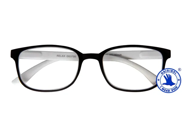 Leesbril I Need You +2.50 dpt Relax zwart-wit