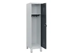 schoollocker,HxBxD 1630x400x500mm,1vak,vak B 400mm,draaigrendel,voeten