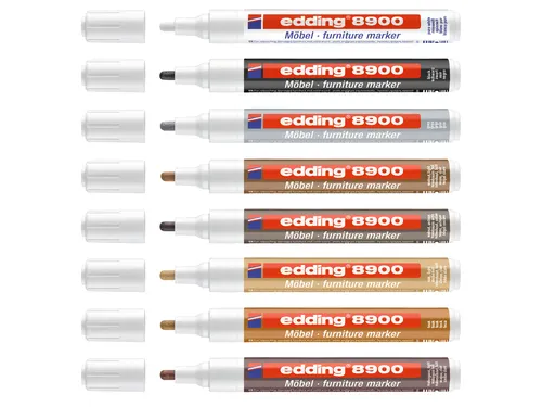 Viltstift edding 8900 meubelmarker spierwit