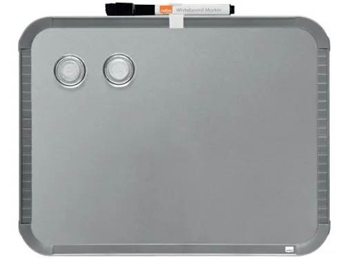Whiteboard Nobo Slim Line 22x28cm Zilver