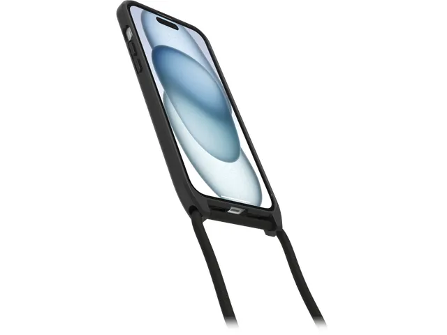 React Necklace Case MagSafe Apple iPhone 15 Plus/14 Plus zwart ProPack