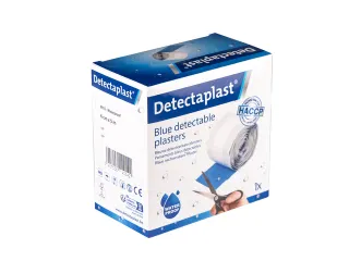 Waterafstotende blauwe pleister Detectaplast 6cmx5m - 4