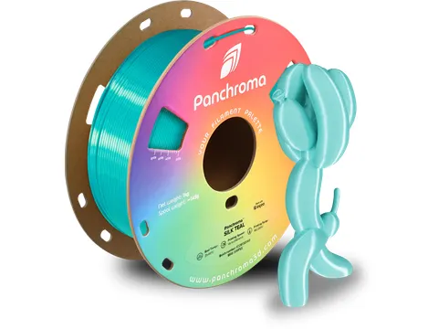 Polymaker 3D printer Filament Panchroma PLA Silk 1,75mm Groenblauw 1kg