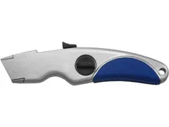 Cutter Met Terugschietfunctie, 20 Mm, Zilver/Blauw