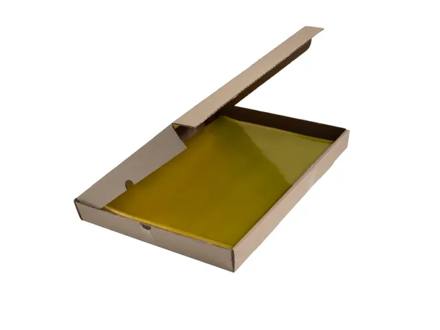 100 L-Mappen A4 Gladde Pvc Geel Sterke Kwaliteit 0.13mm