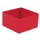 Inzetbak HxLxB 63x108x108mm Polystyreen Rood 50 stuks