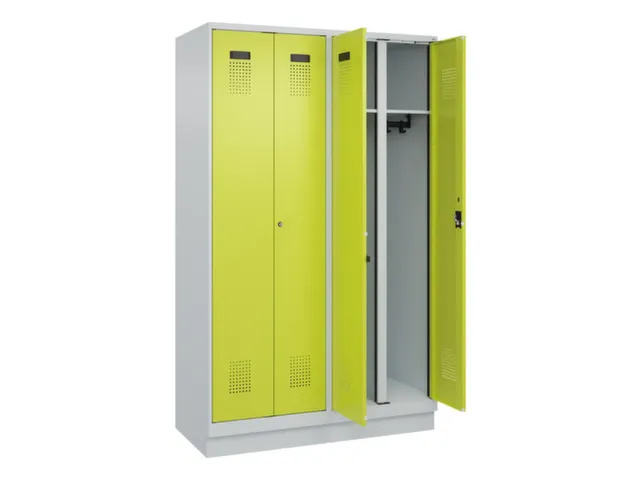 locker voor scheiding van kleding,HxBxD 1950x1200x500mm,4vak