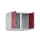 opzetkast,v. locker voor scheiding van kleding,2vak.,vak B 300mm