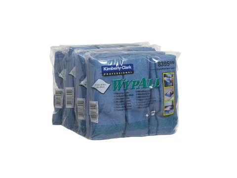 Wypall 8395 Microvezel Schoonmaakdoek 40x40cm Blauw 24 Stuks