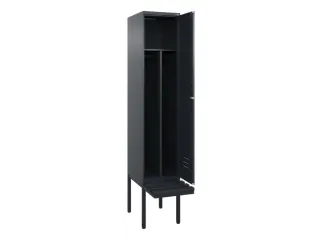 locker voor scheiding van kleding,HxBxD 2120x400x815mm,1vak - 2