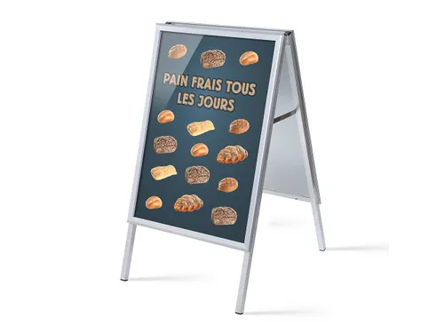 Stoepbord A1 complete set met print "Pain frais"