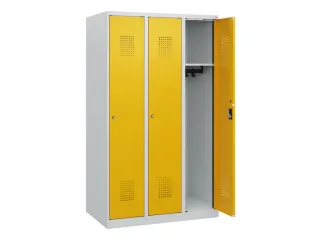 schoollocker,HxBxD 1530x900x500mm,3vak,vak B 300mm,cil.-slot - 1