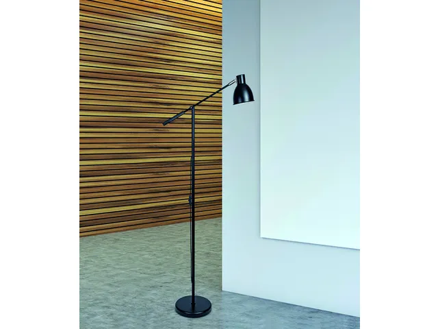 Vloerlamp MAUL Finja excl. LED lamp hg 138cm arm 30cm zwart