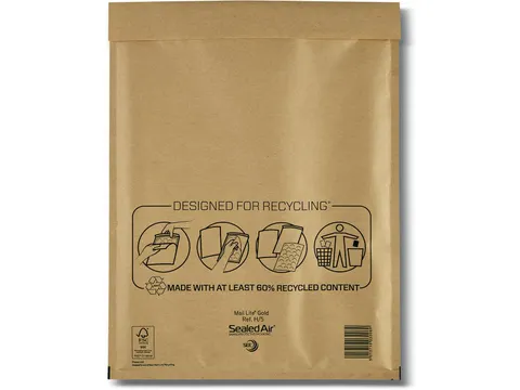 Mail Lite Gold Luchtkussenenveloppen H/5 270x360mm Kraft 100 stuks