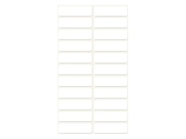 Etiquette Avery Zweckform 3044 32x10mm blanc 132 pièces