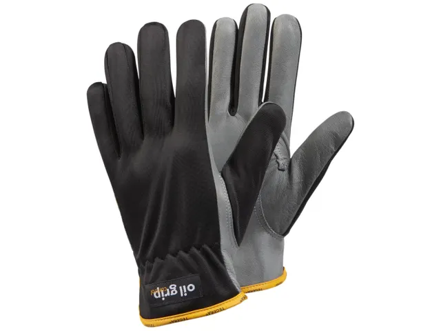 Tegera 6614 mechanische handschoenen, grijs/zwart, maat 8, per 6 paar