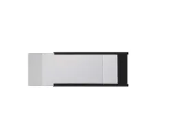 Magnetische Etikethouder 50x150mm zwart/wit