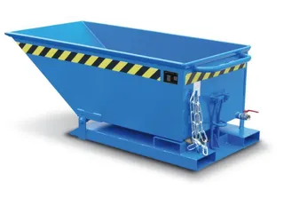 Kiepbak voor spaanders,HxLxB 530x1375x670mm,0,25m³,draagverm. 300kg - 1