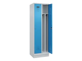 locker voor scheiding van kleding,HxBxD 1950x600x500mm,2vak - 1