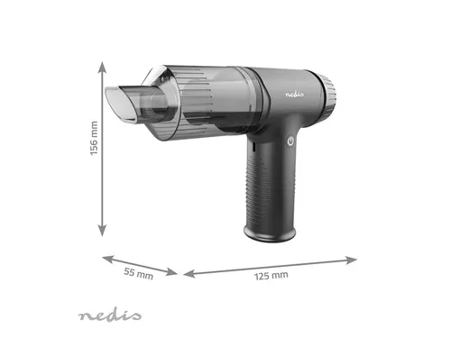 Handstofzuiger / luchtblazer Nedis 90W oplaadbaar zwart