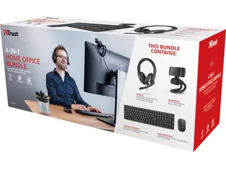 Qoby 4in1 Home Office set Azerty toetsenbord met muis en Webcam - 2