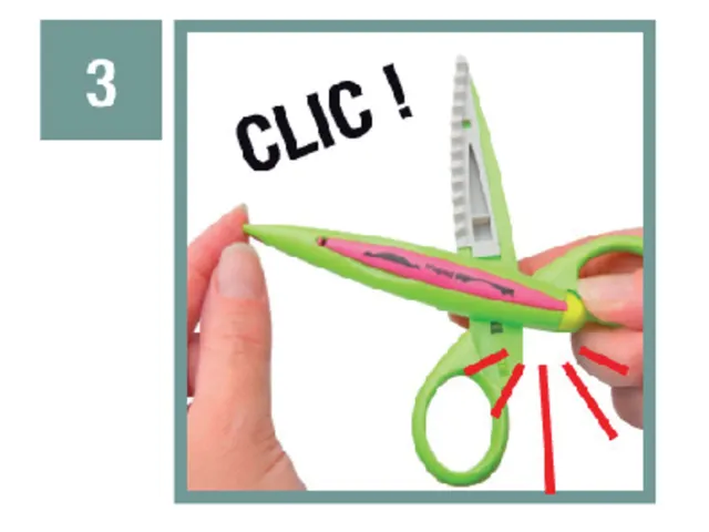 Ciseaux Maped Crea Cut avec 5 lames interchangeables