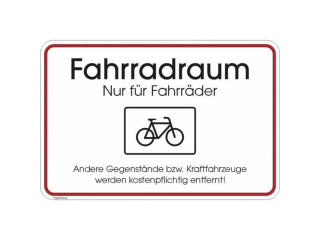 aanwijzingsbord,Fietsruimte - Alleen voor fietsen,aluminium gemerkt
