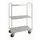 etagewagen,draagverm. 400kg,3etage(s),laadvl. LxB 940x540mm,staaletage