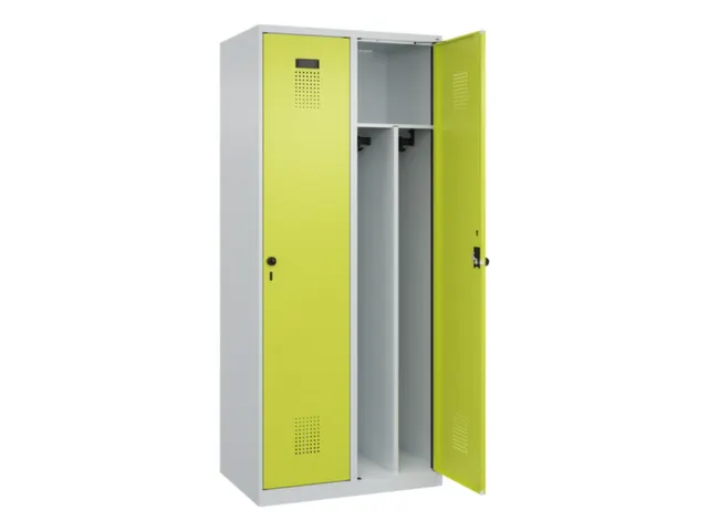 locker voor scheiding van kleding,HxBxD 1850x800x500mm,2vak