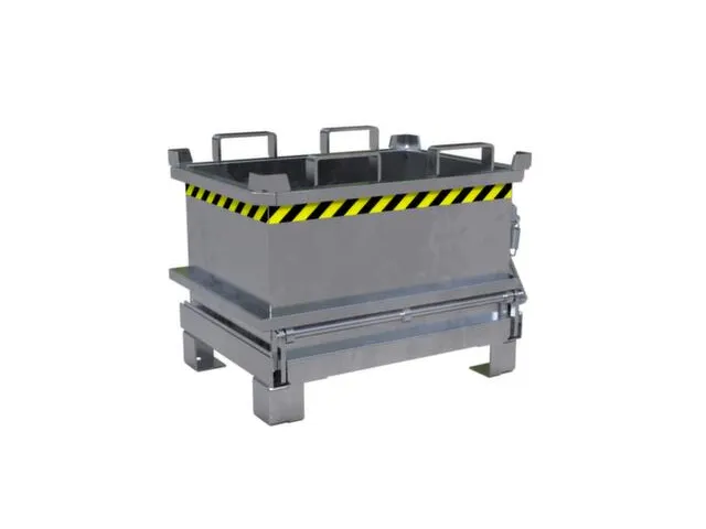mini-bodemklepcontainer,HxLxB 625x600x800mm,0,13m³,inrijbeugel,staal