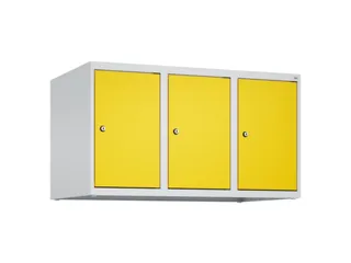 opzetkast,v. locker,3vak.,vak B 300mm,HxBxD 500x900x500mm,cilinderslot - 2