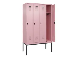 locker,HxBxD 2120x1200x500mm,4vak,vak B 300mm,draaigrendel - 1