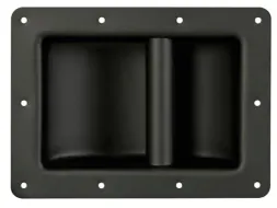 Heavy-Duty Handvat Voor Luidspreker, Zwart Metaal, 220x160mm