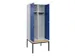 locker met bank,voor scheiding van kleding,HxBxD 2120x800x815mm,2vak
