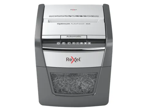 Papiervernietiger Rexel Optimum Auto+ 45X snippers 4x28mm