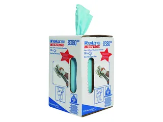 WypAll 8380 poetsdoek X60 Hydroknit 1-laags blauw - 1