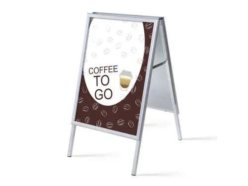 Stoepbord A1 complete set met print "Coffee to Go"