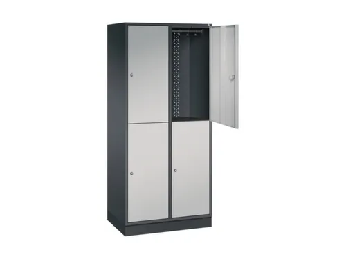 grootvolume garderobekast,HxBxD 1950x820x500mm,2x2vak.,vak B 360mm