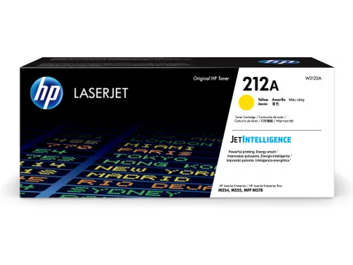 HP 212A Tonercartridge Geel W2122A Origineel Toner