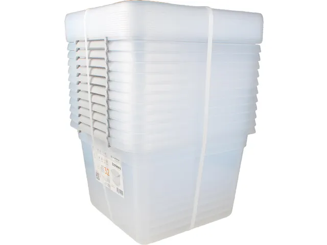 Opbergdoos 32 Liter Transparant
