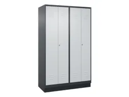 locker voor scheiding van kleding,HxBxD 1950x1200x500mm,4vak