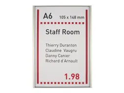 Menoor Deurbord Premium Vlak A6