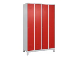 locker,HxBxD 1950x1200x500mm,4vak,vak B 300mm,cil.-slot,voeten