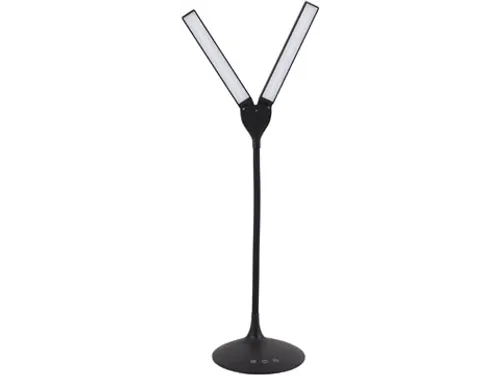 Led Desk Lamp Portable Twin Duo Led zwart