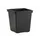 Vierkant Tapse Papierbak 27 Liter Zwart
