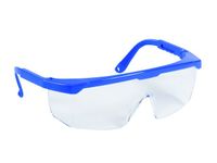Veiligheidsbril Ocean Blauw Polycarbonaat blank, doos à 10 stuks