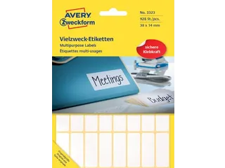 Avery Witte Etiketten Ft 38 X 14 Mm (B X H), 928 Stuks - 1