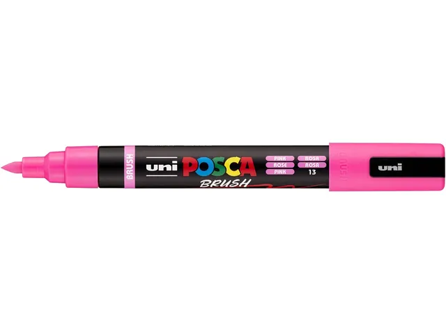 Uni Posca paintmarker PC-5BR 1 - 4 mm penseel roze