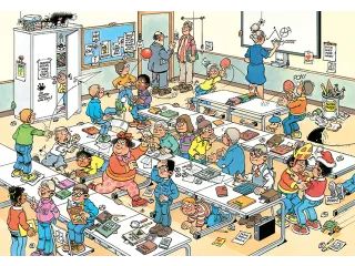 Puzzel Jan van Haasteren Junior Het Klaslokaal 360 stukjes - 9